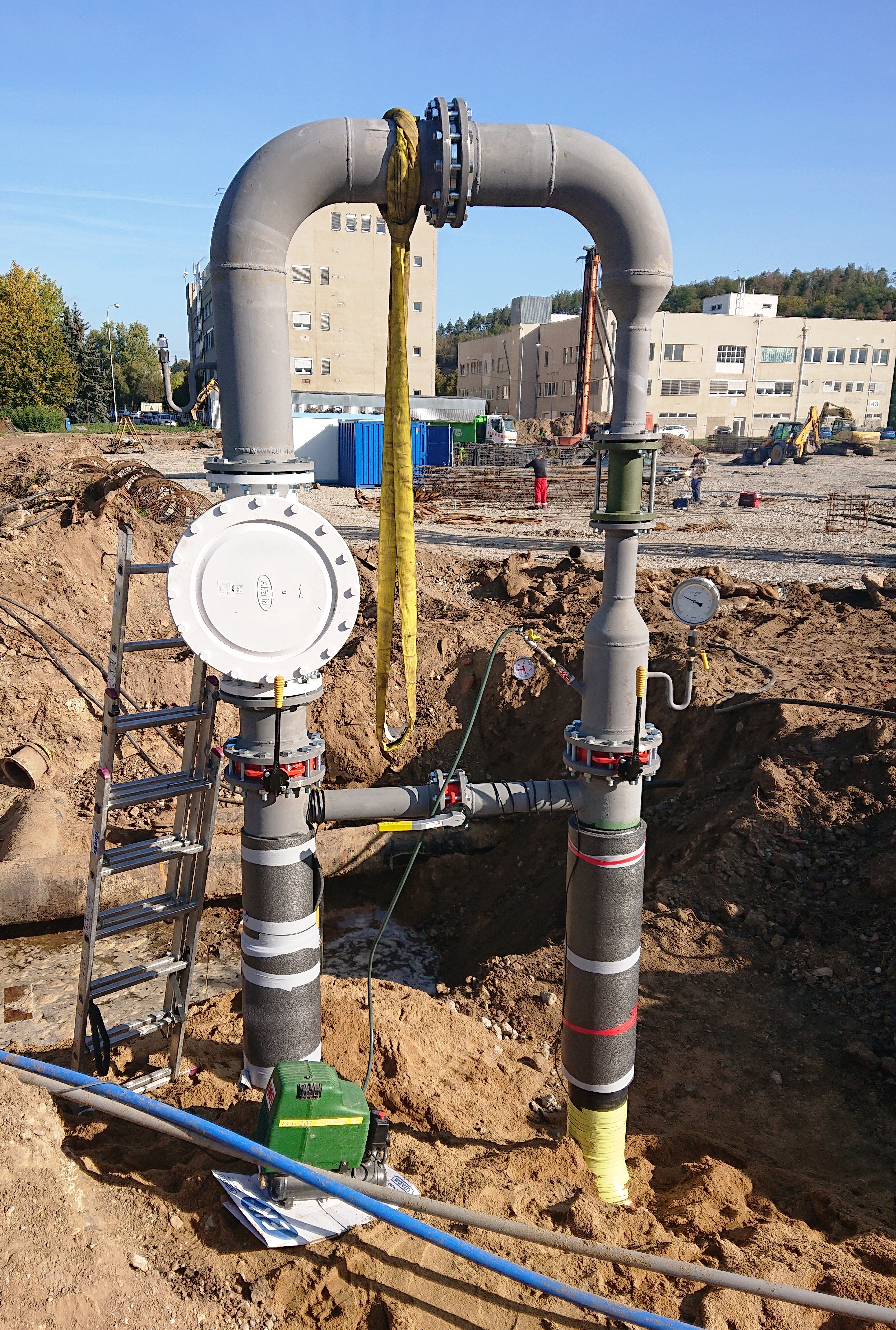 Přeložka areálového plynovodu, Brno