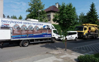 Instalace přechodového rukávce DN 500/580/600